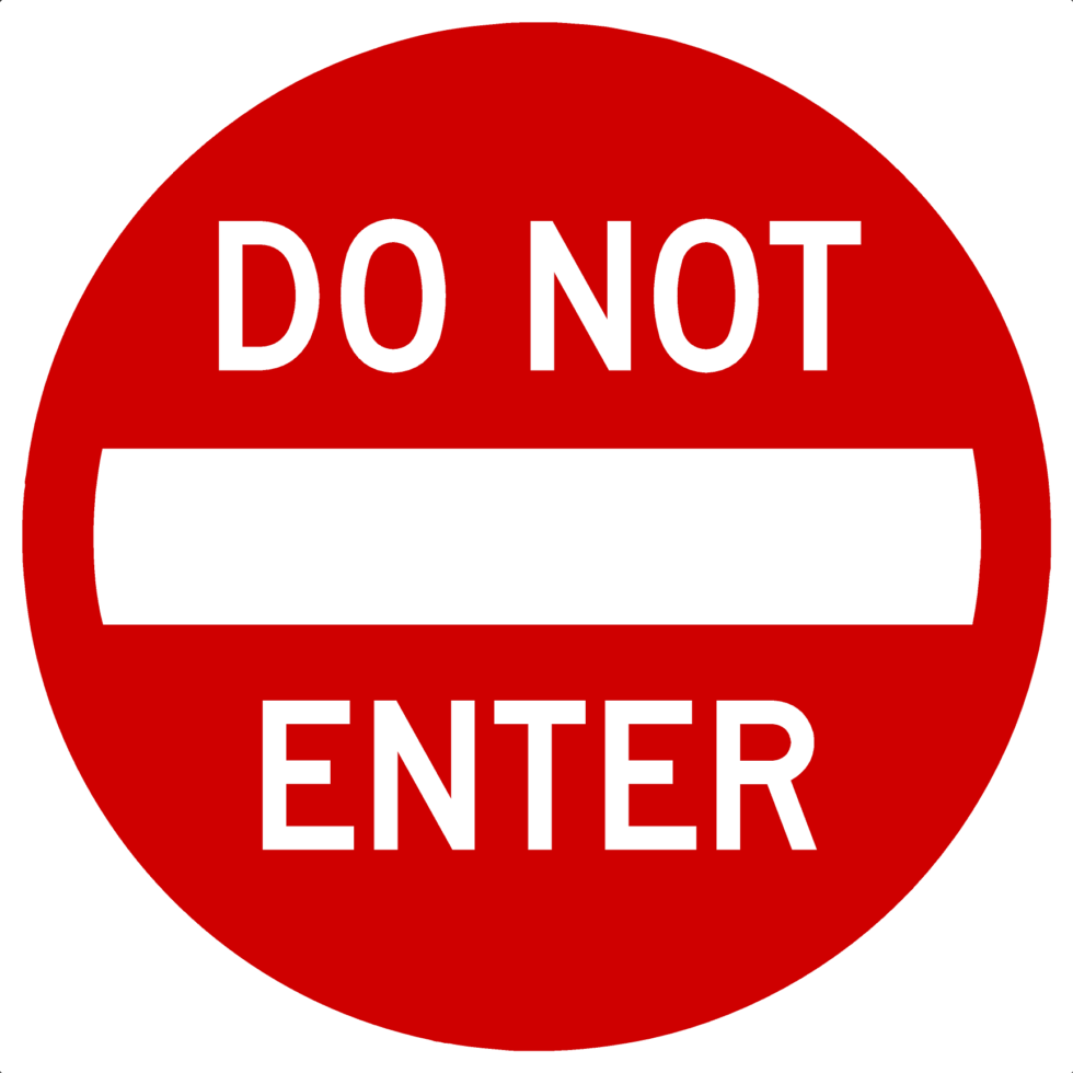 3M High Intensity Prismatic Do Not Enter Sign R5-1, DOT Standard Traffic Sign